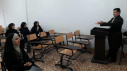 حضور در کلاس های درس و تبریک به دانشجویان مرکز علمی کاربردی روانسر