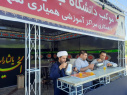افتتاح موکب خدمت رسانی به زائرین کربلا دانشگاه جامع علمی کاربردی استان کرمانشاه