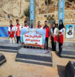 تجدید میثاق کارکنان و دانشجویان با غبارروبی مزار شهدای گمنام