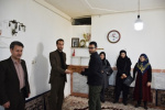 حضور مسئولین دانشگاه علمی کاربردی کرمانشاه در منازل خانوادههای شهدا و ایثارگر