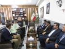 دیدار رییس دانشگاه علمی کاربردی کرمانشاه با فرمانده نیروی انتظامی استان