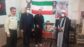 دیدار سرپرست واحد استانی کرمانشاه با خانواده دانشجوی شهید علی فاضلی شاد
