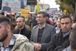 حضور پر شور کارکنان، مدرسان و دانشجویان دانشگاه جامع علمی کاربردی استان کرمانشاه در راهپیمایی یوم الله ۱۳ آبان