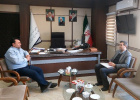 رئیس دانشگاه جامع علمی کاربردی با رئیس سازمان مدیریت و برنامه ریزی استان دیدار کرد