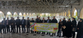 آیین غبار روبی و عطرافشانی مزار شهدا به مناسبت هفته بسیج با حضور دانشگاهیان دانشگاه جامع علمی کاربردی کرمانشاه برگزار شد