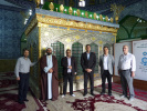 غبارروبی و عطرافشانی آستان مبارک و نورانی امام زاده ابراهیم طاقبستان در شهر کرمانشاه