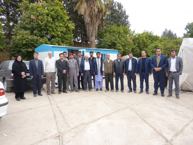 معاون اداری-مالی و مدیرکل امور استانهای دانشگاه جامع علمی کاربردی از مناطق زلزله زده بازدید کردند.