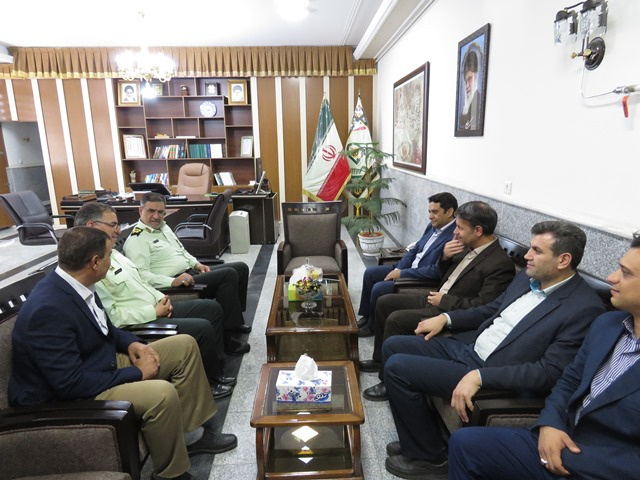 دیدار رییس دانشگاه علمی کاربردی کرمانشاه با فرمانده نیروی انتظامی استان